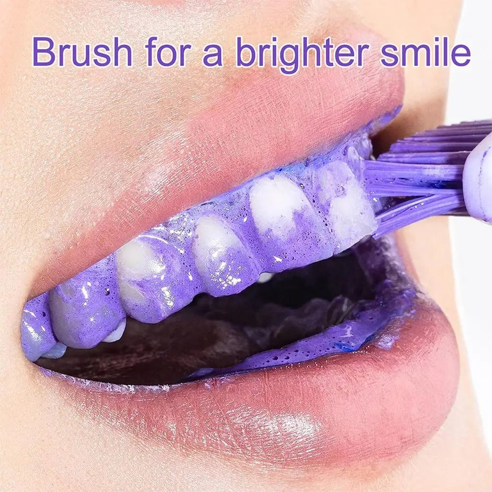 سيروم تصحيح لون الأسنان Hismile V34 معجون أسنان بنفسجي احترافي أصلي